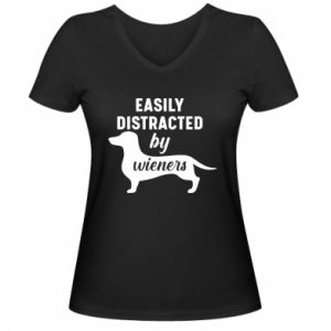 Koszulki V-neck damskie