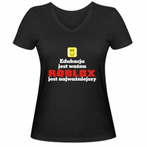 Koszulki V-neck damskie