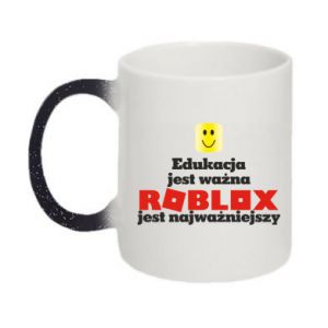 Kubki zmieniające kolor brokatowe
