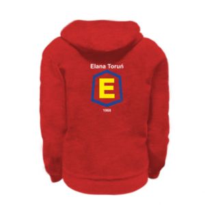 Bluza na zamek dziecięca Elana Toruń napis