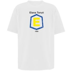 Koszulka oversize damska Elana Toruń napis - PrintSalon Koszulka oversize damska Elana Toruń napis