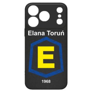 Etui na iPhone 17 Pro Elana Toruń napis - PrintSalon Etui na iPhone 17 Pro Elana Toruń napis