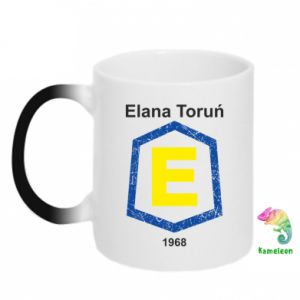 Kubek-magiczny Elana Toruń napis