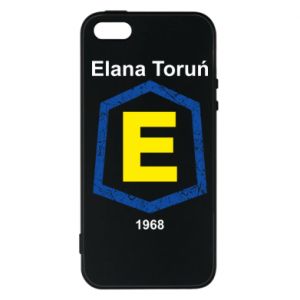 Etui na iPhone 5/5S/SE Elana Toruń napis