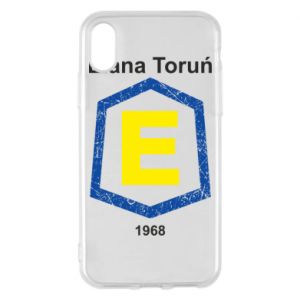 Etui na iPhone X/Xs Elana Toruń napis
