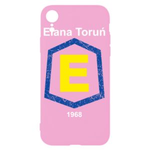 Etui na iPhone XR Elana Toruń napis