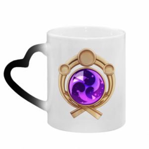 Kubki magiczne z uchwytem w kształcie serca
