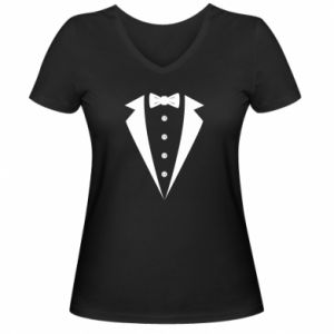 Koszulki V-neck damskie
