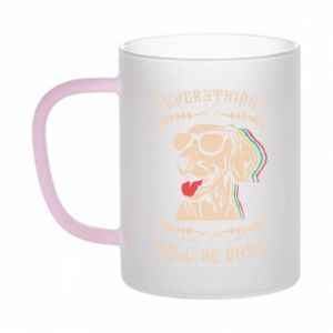 Kubki szronione dwukolorowe