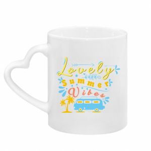 Kubki z uchwytem w kształcie serca