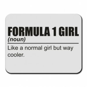 Podkładka pod mysz Formuła 1 Dziewczyna