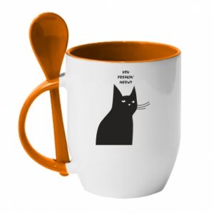 Kubki z ceramicznymi łyżkami