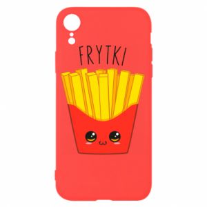 Etui na iPhone XR Frytki śliczne