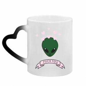 Kubki magiczne z uchwytem w kształcie serca