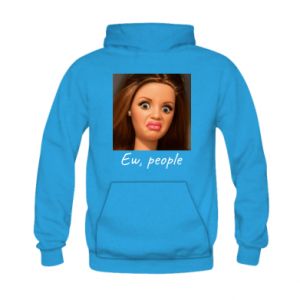Bluza z kapturem dziecięca Fuj, ludzie