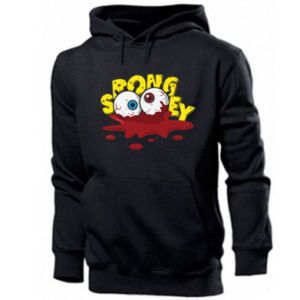 Bluza z kapturem męska na Halloween Gąbczasty