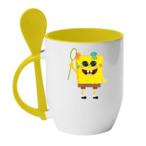 Kubki z ceramicznymi łyżkami