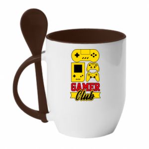 Kubki z ceramicznymi łyżkami