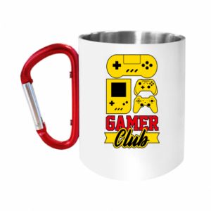 Kubki metalowe z uszkiem karabińczykiem