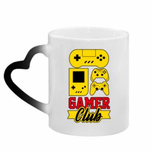 Kubki magiczne z uchwytem w kształcie serca