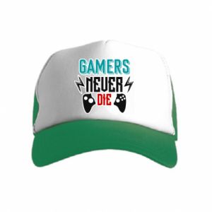 Czapki trucker dziecięce
