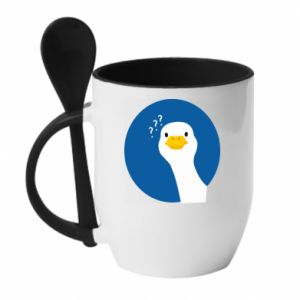 Kubki z ceramicznymi łyżkami