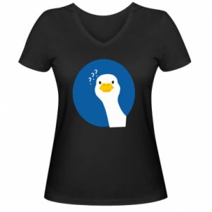 Koszulki V-neck damskie