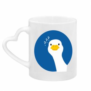 Kubki z uchwytem w kształcie serca
