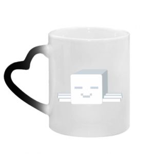 Kubki magiczne z uchwytem w kształcie serca