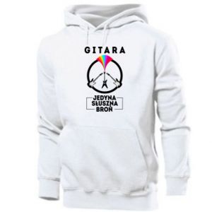 Bluza z kapturem męska Gitara jedyna słuszna broń
