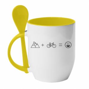 Kubki z ceramicznymi łyżkami