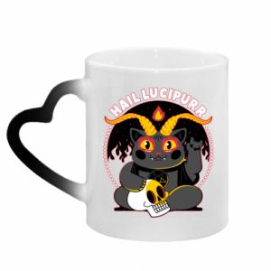 Kubki magiczne z uchwytem w kształcie serca