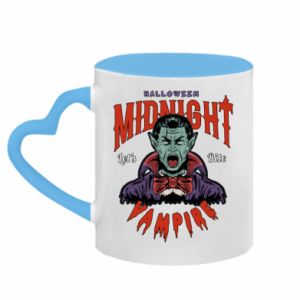 Kubki z uchwytem w kształcie serca dwukolorowe
