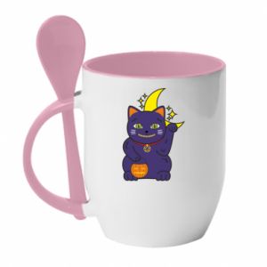 Kubki z ceramicznymi łyżkami