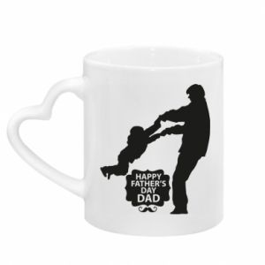 Kubki z uchwytem w kształcie serca