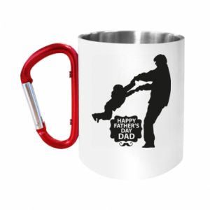 Kubki metalowe z uszkiem karabińczykiem