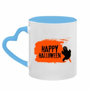 Kubki z uchwytem w kształcie serca dwukolorowe