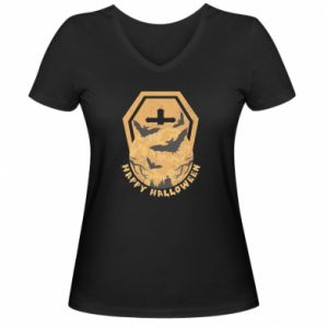 Koszulki V-neck damskie