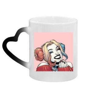 Kubki magiczne z uchwytem w kształcie serca