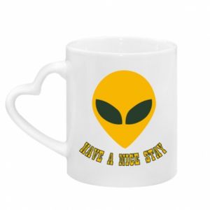 Kubki z uchwytem w kształcie serca