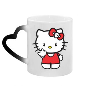 Kubki magiczne z uchwytem w kształcie serca