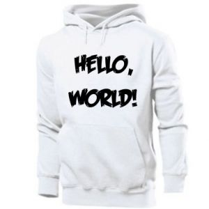 Bluza z kapturem męska Hello, world!