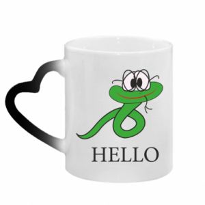 Kubki magiczne z uchwytem w kształcie serca