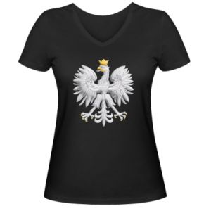 Koszulki V-neck damskie