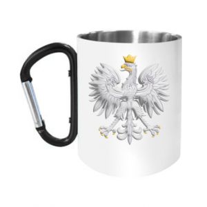 Kubki metalowe z uszkiem karabińczykiem