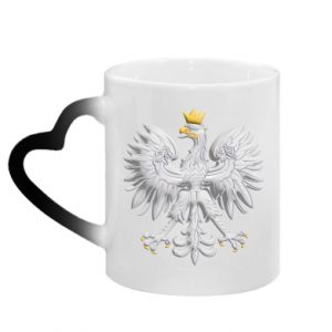 Kubki magiczne z uchwytem w kształcie serca