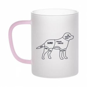 Kubki szronione dwukolorowe