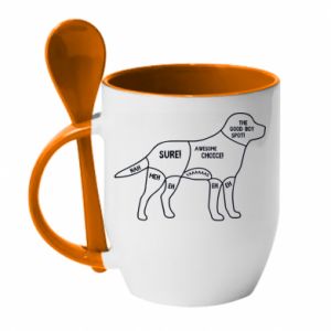 Kubki z ceramicznymi łyżkami