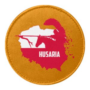 Naszywka okrągła Husaria Polska granice