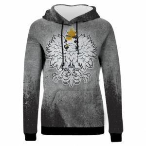 Damska bluza z kapturem Fullprint Husaria Polska
